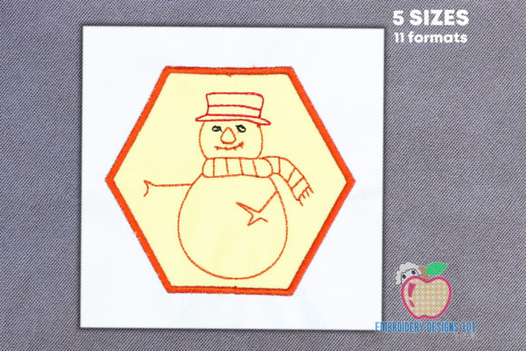 An Orange Snowman Applique Review
