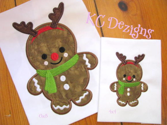 Baby Gingerbread Rudolph Embroidery Design Review