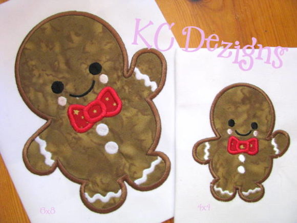 Baby Gingerbread with Bow Tie Embroidery Review