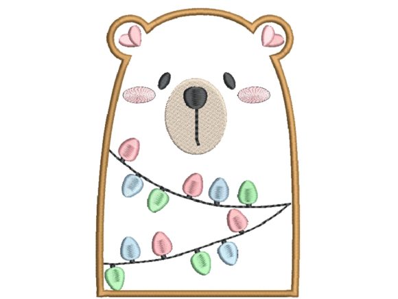 Bear with Lights Applique Review