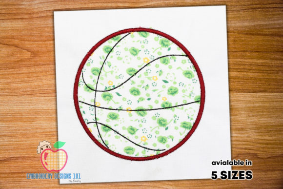 Brown Colored Basketball Applique Review