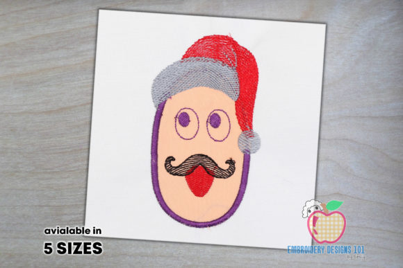 Cartoon Jamun with Christmas Cap Applique Review
