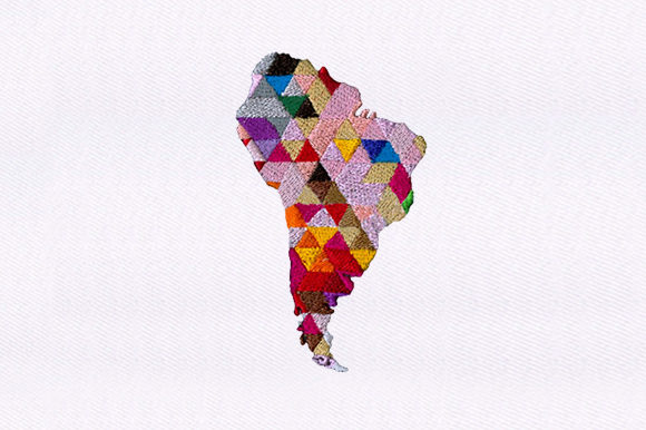 Continent Africa Map Embroidery Review
