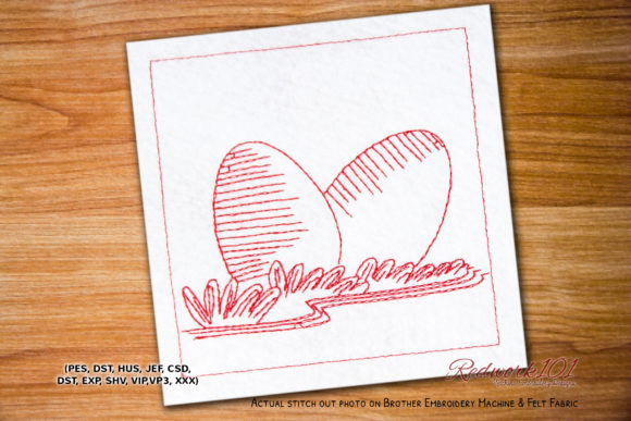 Easter Egg Machine Embroidery Review
