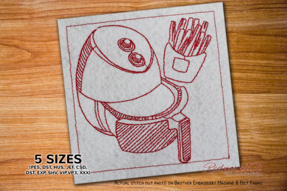 Fryer Redwork Embroidery Design Review