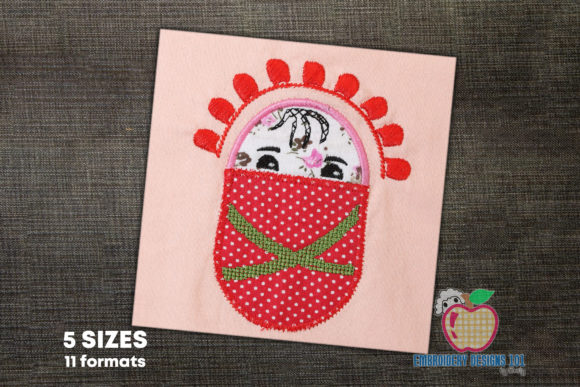Funny New Born Baby Girl Embroidery Review