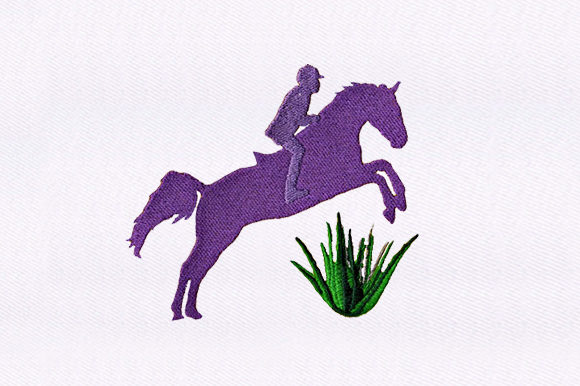 Jockey and Horse Jumping Embroidery Review