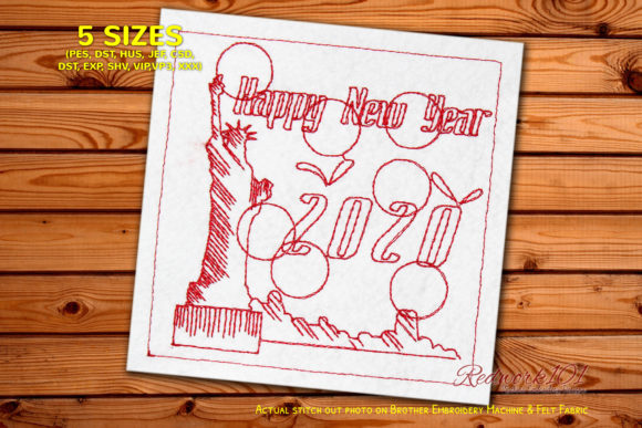 New Year Celebration with Statue of Liberty