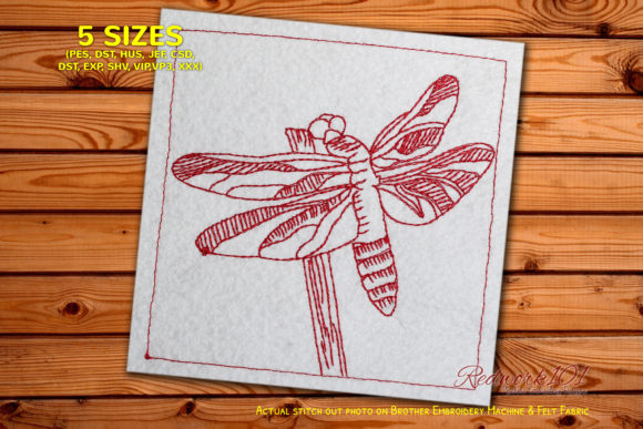 Pterygota Redwork Embroidery Design Review