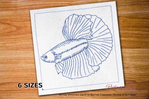 Siamese Fighting Fish Embroidery Design Review