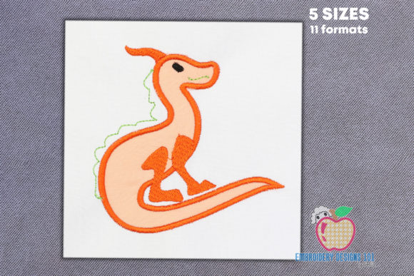 Sitting Baby Dragon Applique Pattern Review